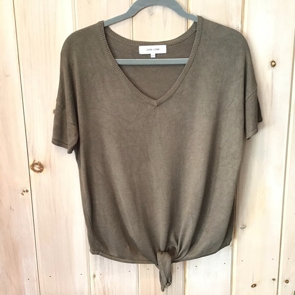 JOHN + Jenn tie front Valeriya top - Picture 4 of 8